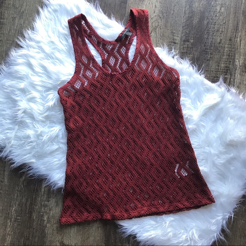 Banana Republic | Crocheted Open Knit Tank Top S